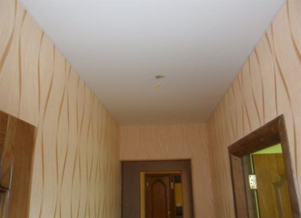 Ce plafonul în hol - opțiuni de proiectare, care design-ul este cel mai bun din panouri, din material plastic (a) Ce plafonul în hol - opțiuni de proiectare, care design-ul este cel mai bun din panouri, din material plastic