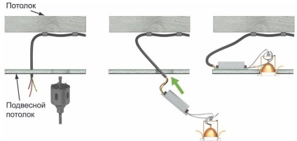 Cum se conectează lampa cu LED-uri la punctul de conectare 220B de lămpi, un circuit de transformator 220 (LED-uri) Cum se conectează lampa cu LED-uri la punctul 220B de conectare a lămpilor, circuitul de transformare 220