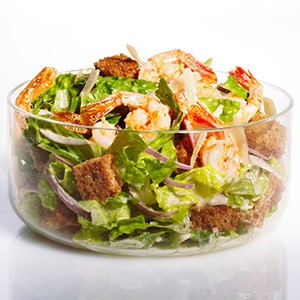 Cum de a găti o salata Caesar delicios cu creveți (Cezar) Cum de a găti o salata Caesar delicios cu creveți