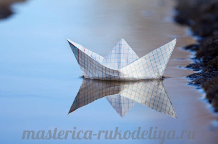 Cum sa faci o barca de hârtie fotografii scheme de origami și lecții video,