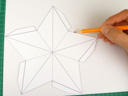 Cum sa faci o stea tri-dimensională (face stea în vrac) Cum sa faci o stea tri-dimensională