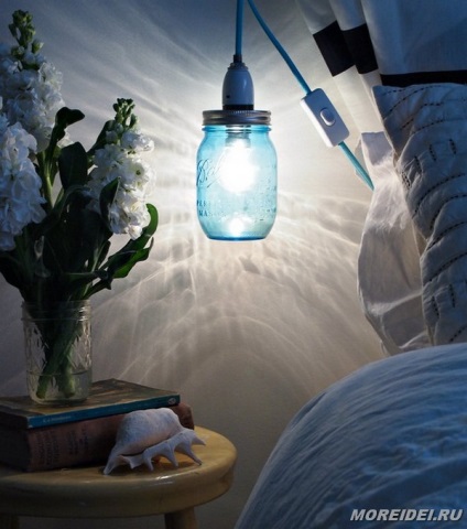Cum sa faci o lampă din borcan (lampa) Cum sa faci o lampă din borcan