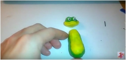 Cum orb broasca din plastilină (pentru a face o broască) Cum de a sculpta de la broasca plastilină