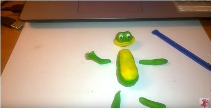 Ca plastilină broasca orb (argilă de modelare) Cum de a sculpta de la broasca plastilină