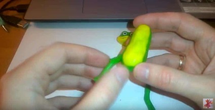 Cum orb broasca din plastilină (pentru a face o broască) Cum de a sculpta de la broasca plastilină