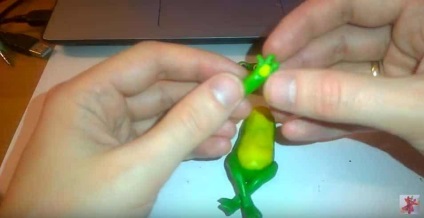 Ca plastilină broască oarbă (modelare lut broască orb) Cum de a sculpta de la broasca plastilină