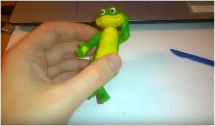 Ca plastilină broasca orb (argilă de modelare) Cum de a sculpta de la broasca plastilină