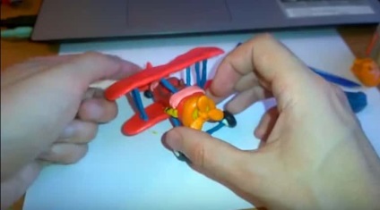 Ca planul orb de plastilină (argila de modelare ca orbii de avion) Cum avion orb din plastilină