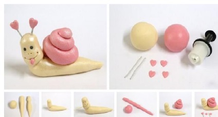 cohlee Ca orb de plastilină (melc) Cum orb melc din plastilină