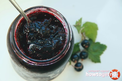 Ca sudură gem blackcurrant (coacăz gem cu ghimbir) Cum de a găti gem de coacăze negre