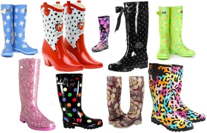 Cum de a alege cizme de cauciuc (se va obține rapid obosit) Cum de a alege wellies