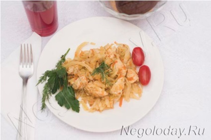 tocană de varză cu carne de pui - fel de mâncare elegant pentru toată simplitatea ei! (Sân) tocană de varză cu carne de pui - fel de mâncare elegant pentru toată simplitatea ei!