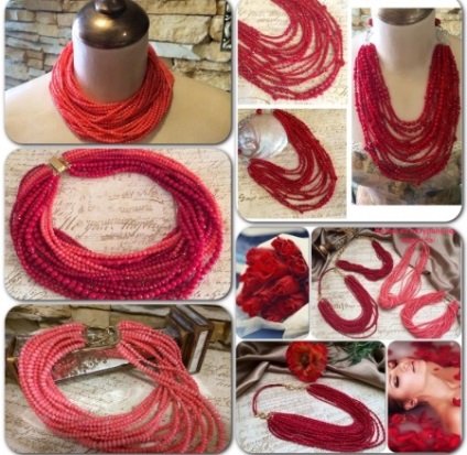 Coral Margele (74 poze) ce sa poarte, din coral rosu naturale se distinge de falsurile (corali) Coral Margele (74 poze) ce sa poarte, din coral rosu naturale se distinge de falsurilor