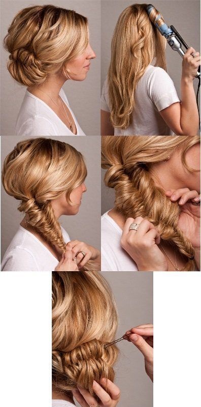 Cos Fishtail (variante panglica țese coadă de pește) Kos Fishtail