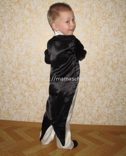 costum de pinguin cu mâinile lor, cum să coase un costum de pinguin pentru un copil (rochie) costum de pinguin cu mâinile lor, cum să coase un costum de pinguin pentru un copil