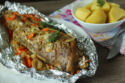 cod roșu, coapte în cuptor - un pas cu pas reteta cu fotografii, pește și fructe de mare (pește și fructe de mare) cod roșu, coapte în cuptor - un pas cu pas reteta cu fotografii, pește și fructe de mare