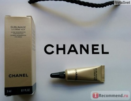 Crema pentru pielea din jurul ochilor chanel Sublimage la crème Yeux regenerare final (regenerare) -