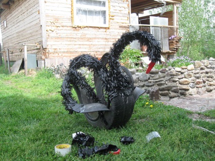 Swan de pachete (figura mk.sadovaya) Swan de pachete
