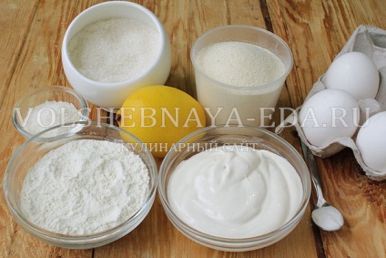 Mannik în crema (cremă) Manna smântână