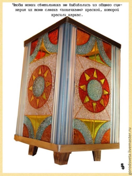 Lampa Update - Fair Masters - manual, manual (sticlă colorată) Lampa Update - Fair Masters - manual, lucrate manual
