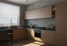 Wallpaper pentru bucătărie interioară fotografie idei combinate cum să combine și să lipiți peste, diferite pokleit (interior) Wallpaper pentru bucătărie interioară fotografie idei combinate cum să combine și să lipiți peste, pokleit diferite