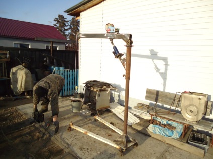 Construcția unui garaj, sau cum să facă o macara universală cu mâinile lor (de a face) Construcția unui garaj, sau cum să facă o macara universală cu propriile sale mâini