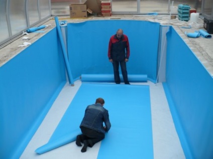Finisare piscine instruire video, în special cu care se confruntă gresie cupa, folie PVC, mozaicuri, fotografie (finisaj) Finisare piscine instruire video, în special cu care se confruntă gresie, cupa de film din PVC, mozaicuri, fotografii