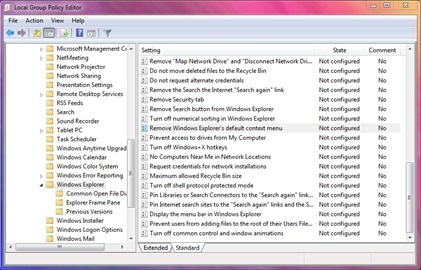 Dezactivați-clic dreapta (meniul contextual) în Windows XP, Windows Vista și Windows 7 - (dezactivarea butonul din dreapta al mouse-ului) Dezactivați-clic dreapta (meniul contextual) în Windows XP, Windows Vista și Windows 7 -