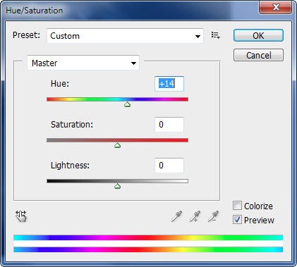 Căderea meteoritului în Photoshop (Hard Light Hard) Căderea meteoritului în Photoshop