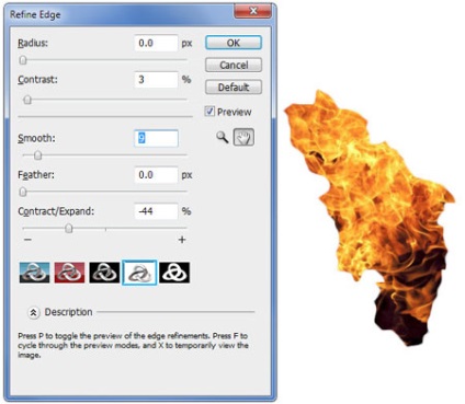 Meteoritul în Photoshop (Light Hard Light) Căderea meteoritului în Photoshop