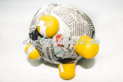 Papier-mache - porc jucărie pusculita - cu propriile sale mâini (pusculita) Papier-mache - porc jucărie pusculita - cu propriile sale mâini