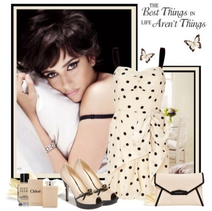 Polka-dot rochie - stiluri de fotografie (cu buline rochie foto) Polka-dot rochie - fotografii, moda