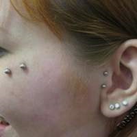 Planare fotografii piercing (piercing) Planar fotografie piercing