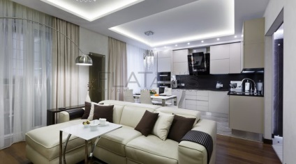 Design propriu al unui apartament cu o cameră de 30 de metri pătrați