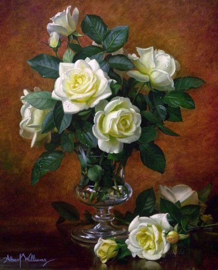 pictura Lovely Rose (Rose) Frumos trandafiri în pictură