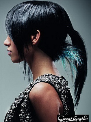 coada hairstyle (care începe utjuzhkom Îndreptare) coada coafura