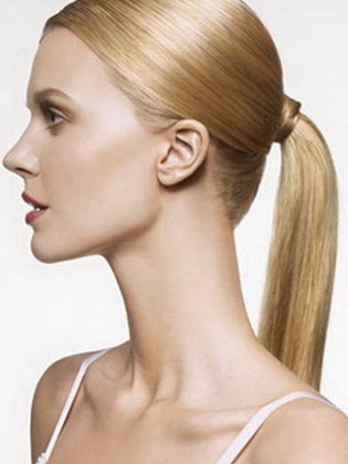 Coada tunsoare (curl firelor de păr) coada coafura