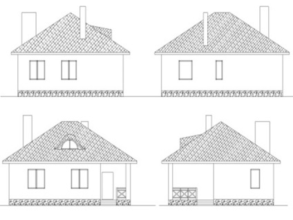 Proiecte de case din variante aerate Parse beton (proiecte de case din beton celular) Proiecte de case din beton celular opțiuni Parse