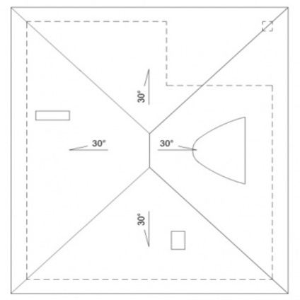 Proiecte de case din beton opțiuni aerate Parse (planul de parter) Proiecte de case din beton celular opțiuni Parse