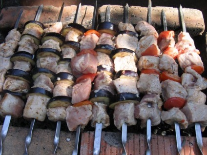 Kebab rosii marinate - Retete cu fotografii (supe) Kebab rosii marinate - rețete cu fotografii