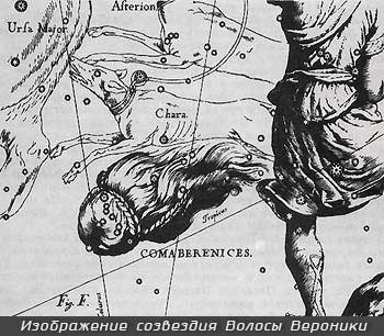 Coma Berenices (constelație Coma Berenices) comă