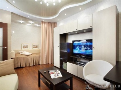 Dormitor într-un apartament studio - foto și video sfaturi cu privire la aranjament (aspect) Dormitor într-un apartament studio - foto și video sfaturi cu privire la aranjament