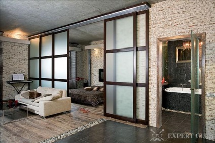 Dormitor într-un apartament studio - foto și video sfaturi cu privire la aranjamentul (aranjamentul) Dormitor într-un apartament studio - foto și video sfaturi cu privire la aranjament