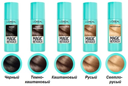 Spray-pictura rădăcinile părului (periaj radacina parului) Spray-pictura rădăcina părului