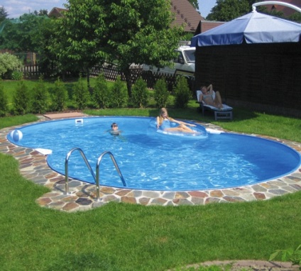 Construirea piscină pentru copii pe site-ul cu propriile sale mâini, construirea portal (bazin) Construirea piscină pentru copii pe site-ul cu propriile sale mâini, portal de construcție