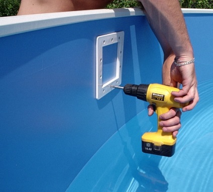Construirea piscină pentru copii pe site-ul cu propriile sale mâini, construirea portal (bazin) Construirea piscină pentru copii pe site-ul cu propriile sale mâini, portal de construcție