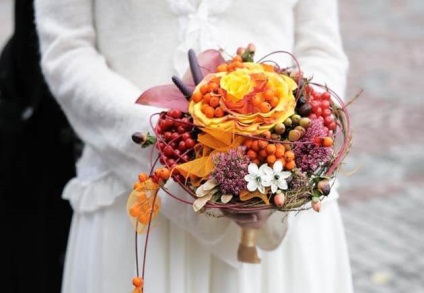 O nunta in toamna modul de a alege dreptul de buchet de mireasa (nunta) O nunta in toamna modul de a alege dreptul de buchet de mireasa