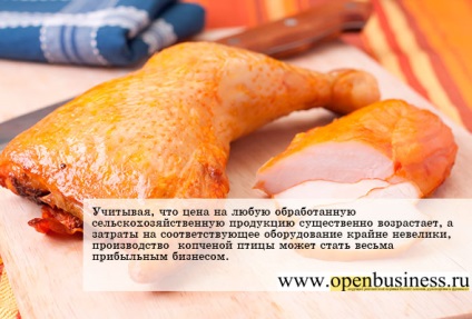 Activitatea sa de a produce păsări de curte afumată (păsări) Activitatea sa de a produce afumat păsări de curte