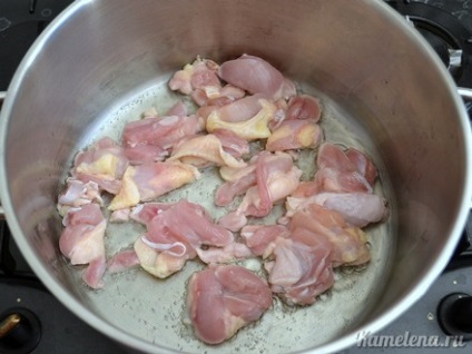 pui Compot (compoturi de pui) varză fiert cu carne de pui
