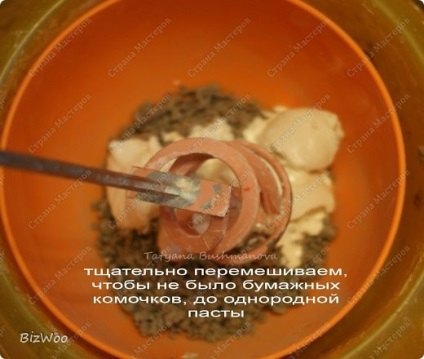 Vom crea o papier - mache (Rețetă porțelan papier-mache) Vom crea o papier - mache